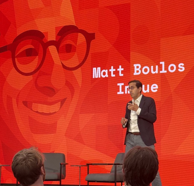 Matt Boulos speaking at the Little Tech Summit in Washington, DC on April 2, 2025.